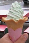 八海ミントソフトクリーム
