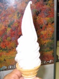 山葡萄ソフトクリーム